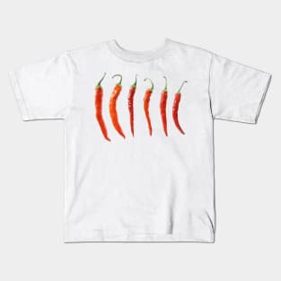 Red hot peppers Kids T-Shirt